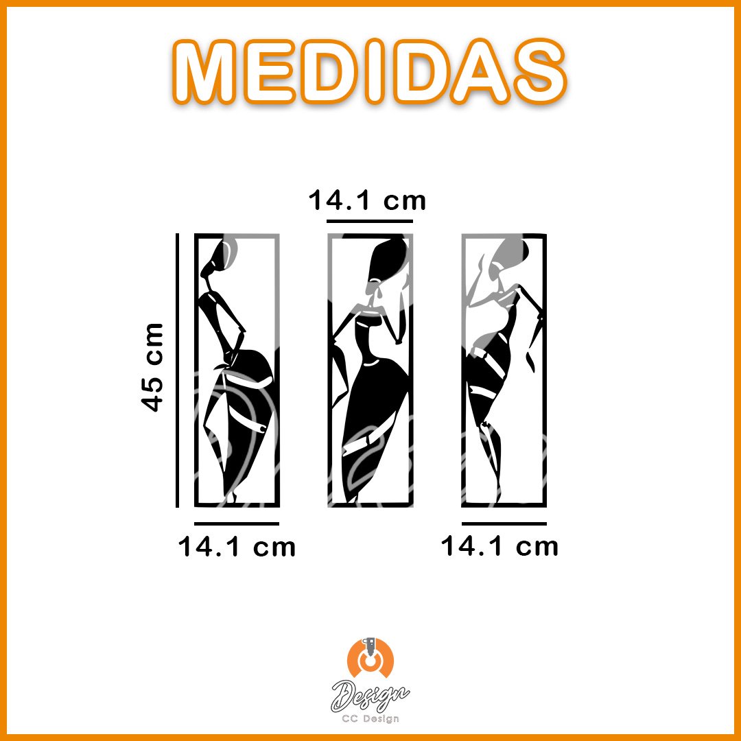 Triptico Africanas - Imagen 2