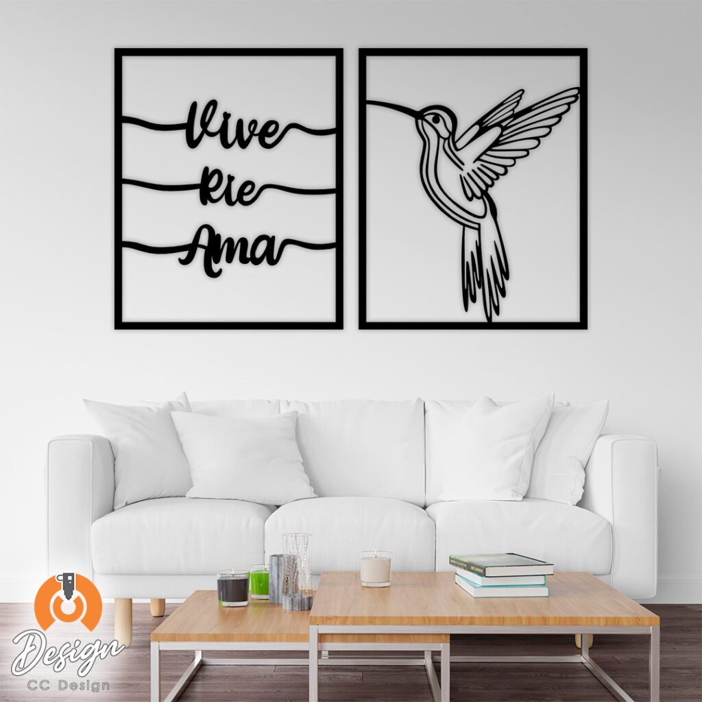 Diptico Colibri Vive Rie Ama