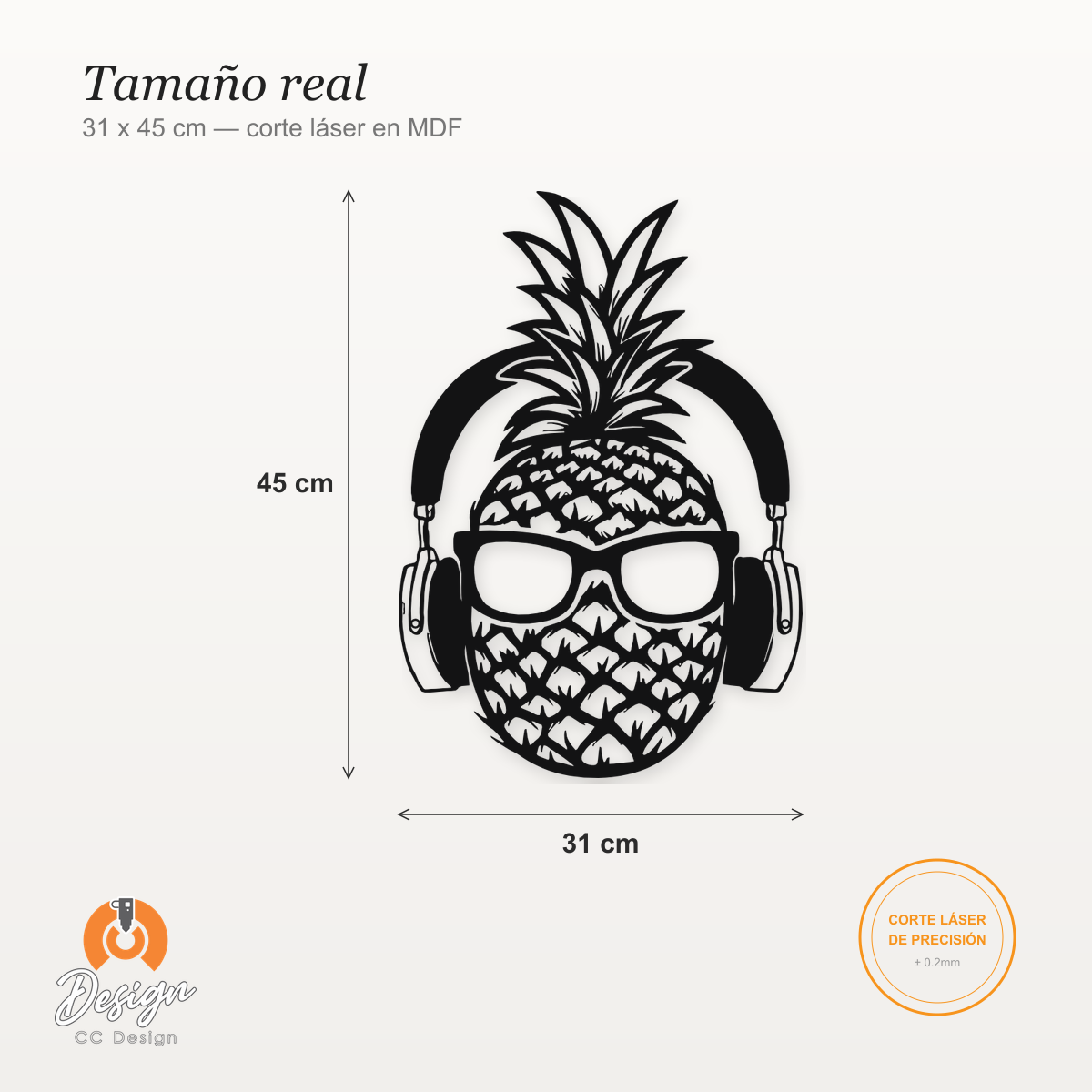 Anana con Auriculares - Imagen 2