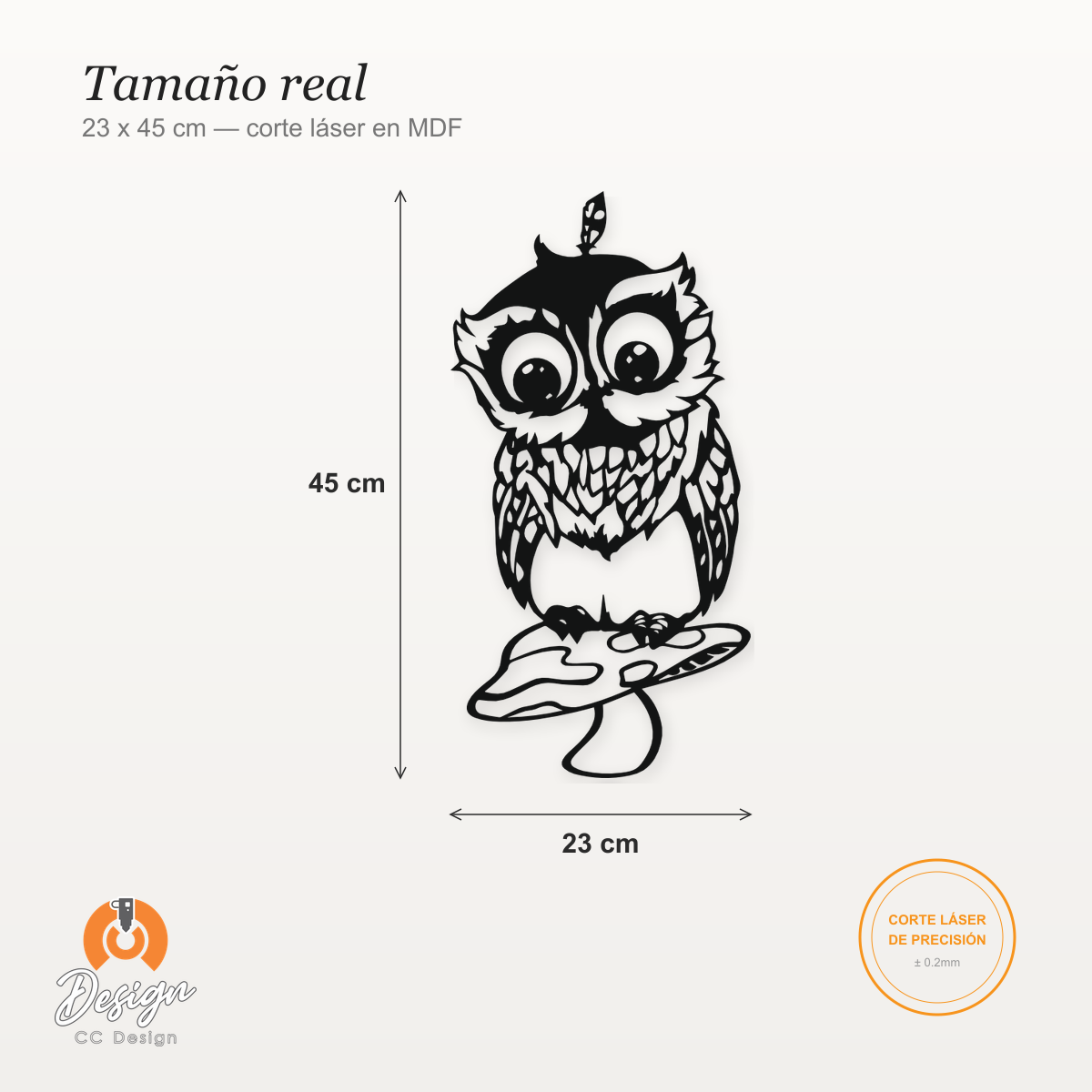 Buho en Hongo - Imagen 2