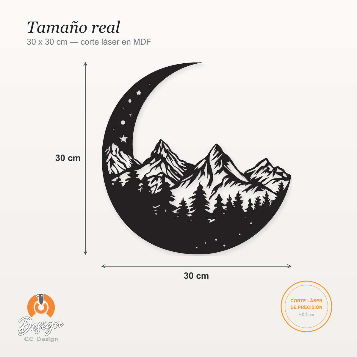Paisaje Luna Montañas - Imagen 2