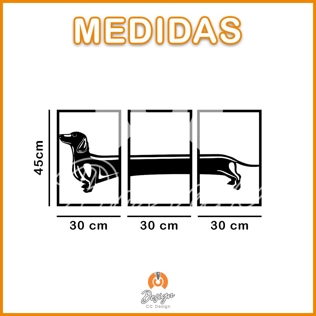 Triptico Perro Salchicha - Imagen 2